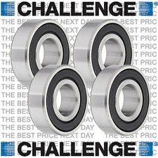 Set of 4 6204 2RS Sealed Wheel Bearings for 115mm PCD Hubs Trelgo Franc Trailer