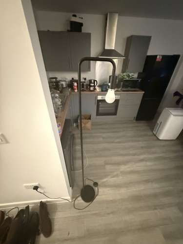 Led floor lamp - floor, black