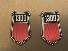 FORD CAPRI MK1 CORTINA MK3 1300 WING BADGES X 2 MADE IN ENGLAND BRAND NEW