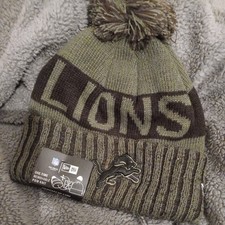 Detroit Lions Beanie Nfl New