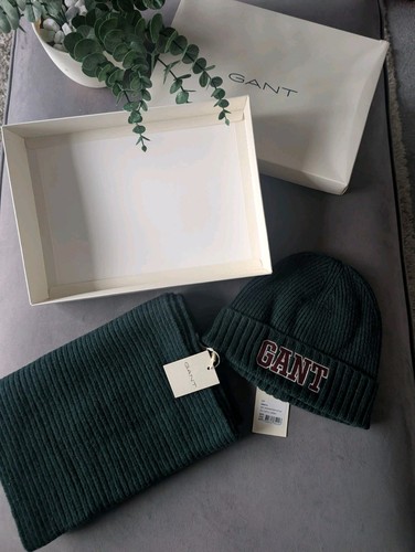 Gant 1949 beanie scarf gift - beanie,