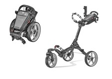 Caddytek CaddyLite Auto+360 Golf Trolley Auto-Fold Swivel Front Wheel -Dark Grey