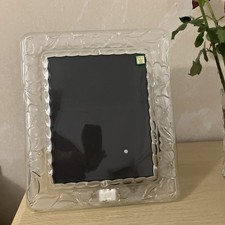 Waterford Crystal Marquis Floral Picture Frame 8x10 Ins actual size 14 x 12 ins