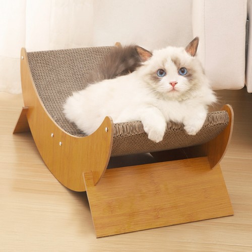Cat lounger scratching post - cat,