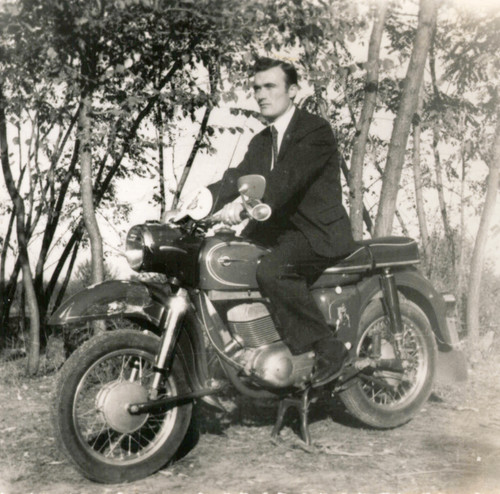 Vintage photo man suit - photo, in