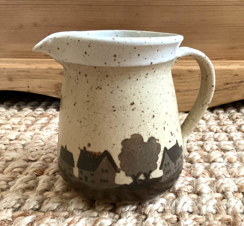 Vintage studio pottery brown - vintage,