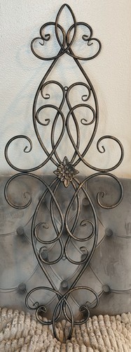 Large rustic scroll pediment - large,