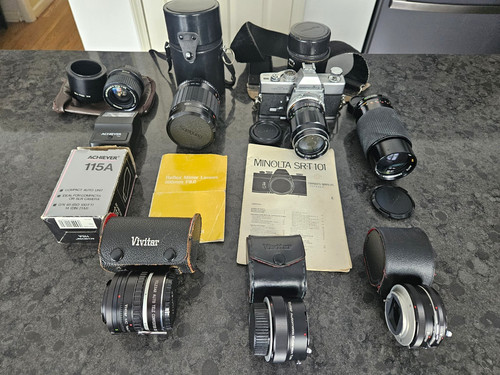 Minolta srt 101 silver - minolta,