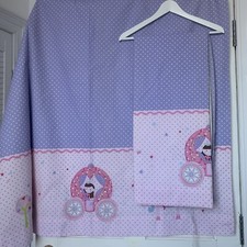 NEXT Girls Bedroom Curtains 46”Wide x 54” Long Fairy Princess Blackout Lining’s