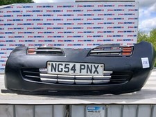 NISSAN MICRA HATCHBACK 3DR S MK3 K12 2004 BLACK Z11 FRONT BUMPER MARKS