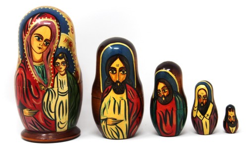 Russian nativity nesting - russian,