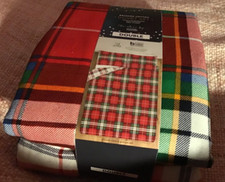 GEORGE HOME DOUBLE RED TARTAN