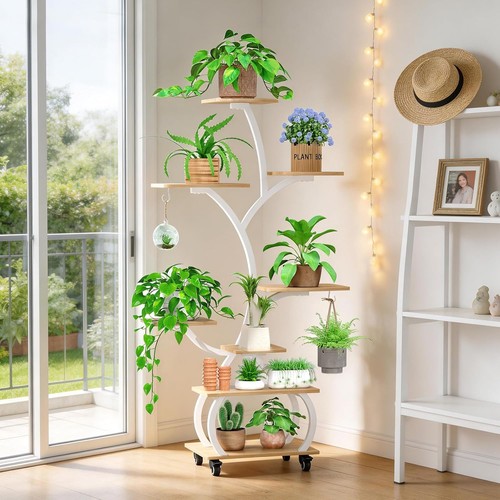 Plant stand indoor - stand, with