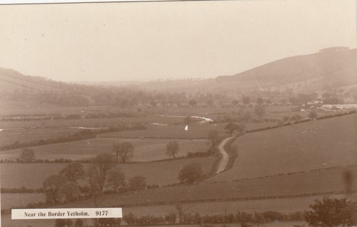 Postcard near the border - postcard,