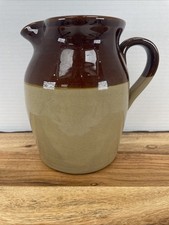 Pearsons Of Chesterfield Earthenware Glazed Ceramic Jug Vintage 6.75"