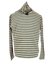 Vintage Simon Striped Turtleneck Size S - Retro 70s Style