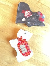 Scottie Dog Tins x 2