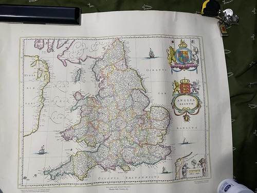 Reproduction blaeu map of - of,