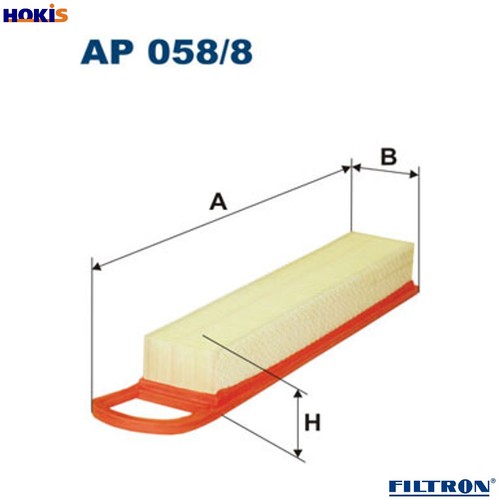 Air filter 058 - filter, 058/8