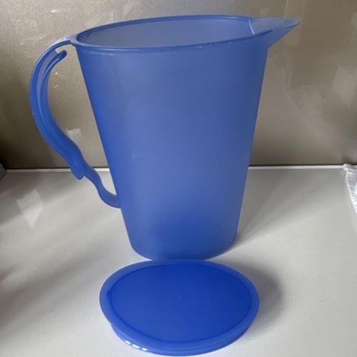 Blue plastic water - water, jug