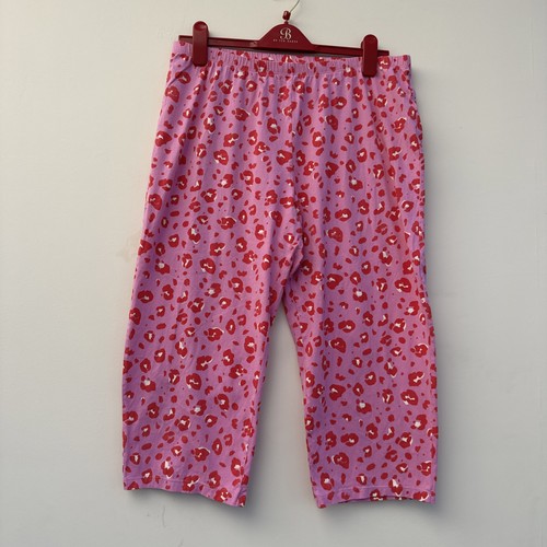 Pink red animal print cropped - pink,