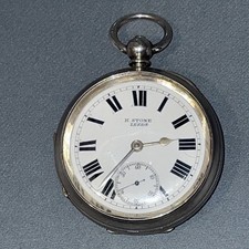 Silver english lever - silver, pocket