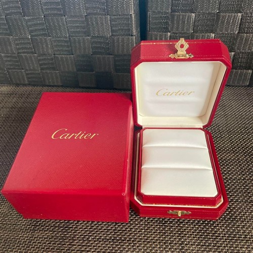Cartier pair ring empty box - empty,