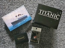 RMS TITANIC LIMITED EDITION Fossil Watch, Coal From Wreck, Enamel Pin, Card SET!