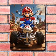 Mario Design C Wall Clock New