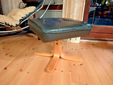 Vintage Leather Stool 60s