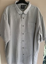 Guinness Short Sleeve Checked Button Collar Shirt Mens 3XL