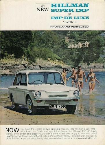 Hillman imp mk2 - saloon, 1965-67
