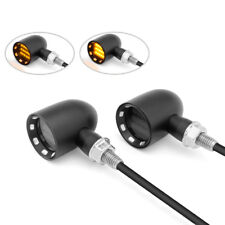 Triumph Bonneville LED Indicators T100 110 SE Custom Black with Polished Inserts