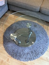 Round Glass Coffee Table DFS 