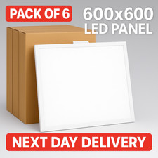 6 PACK LED PANEL LIGHT