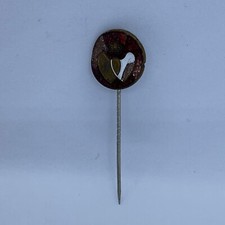 Vintage Blood Donor Enamel Bronze Lapel Stick Pin Badge by Pinches of London