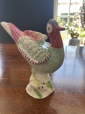 Royal Crown Staffordshire Chinese Teal Bird