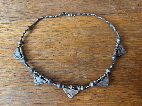 Antique silver necklace kuchi - antique,