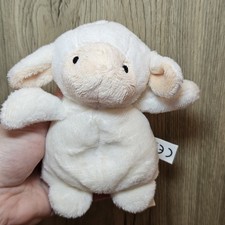 Clintons Sheep Lamb Tiny Soft Toy Comforter Plush Dou Teddy White NO SOUNDS