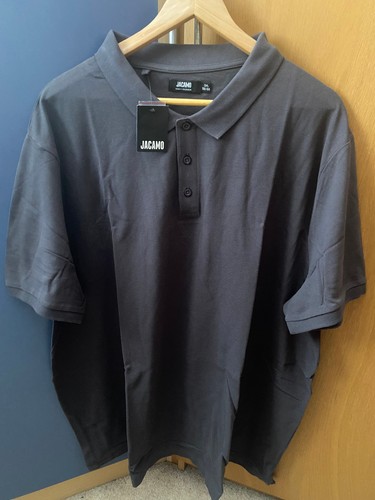 Jacamo charcoal grey polo - charcoal,