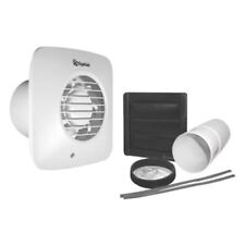 Xpelair Simply Silent 100mm / 4" Bathroom Extractor Fan Kit White DX100HTS