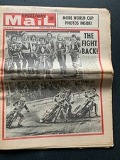 SPEEDWAY MAIL - June 2, 1978 +++ FREE UK POSTAGE