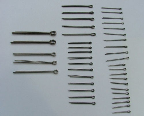Stainless steel split cotter - steel,
