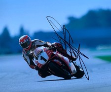 Carl Fogarty hand signed 10x8