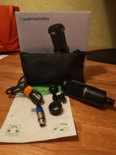 Audio-Technica AT2020 Cardioid Condenser Microphone Black And HQ Digital Cable