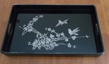 Vintage Laquered Handled Tray