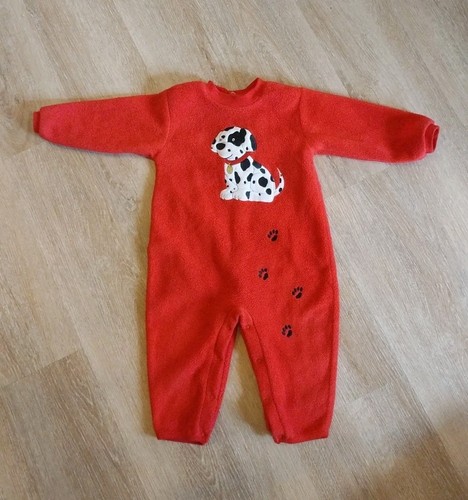 Vtg okie dokie red fleece - okie,