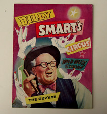 Original Vintage Billy Smarts Circus Programme Wild West Show 1958