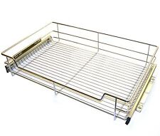 Pull out Wire Basket Chrome Kitchen - Bedroom Drawer Storage ALL SIZES