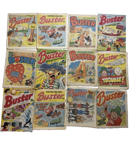 12x vintage buster comic books - 12x,